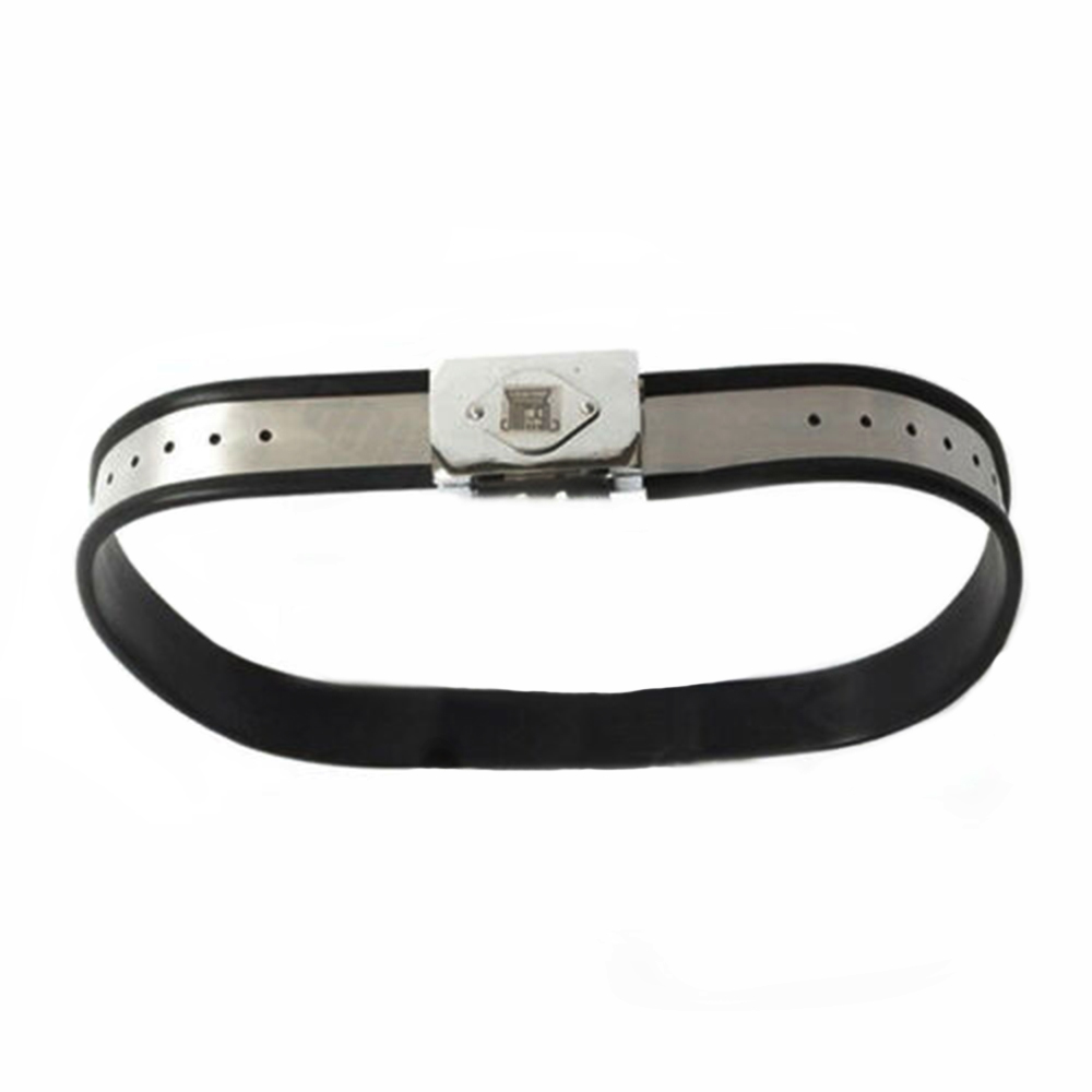 Manyjoy Adjustable Stainless Steel Chastity Belt Unisex Bdsm Restraint Toy Couples Metal Waist Bandage - 7