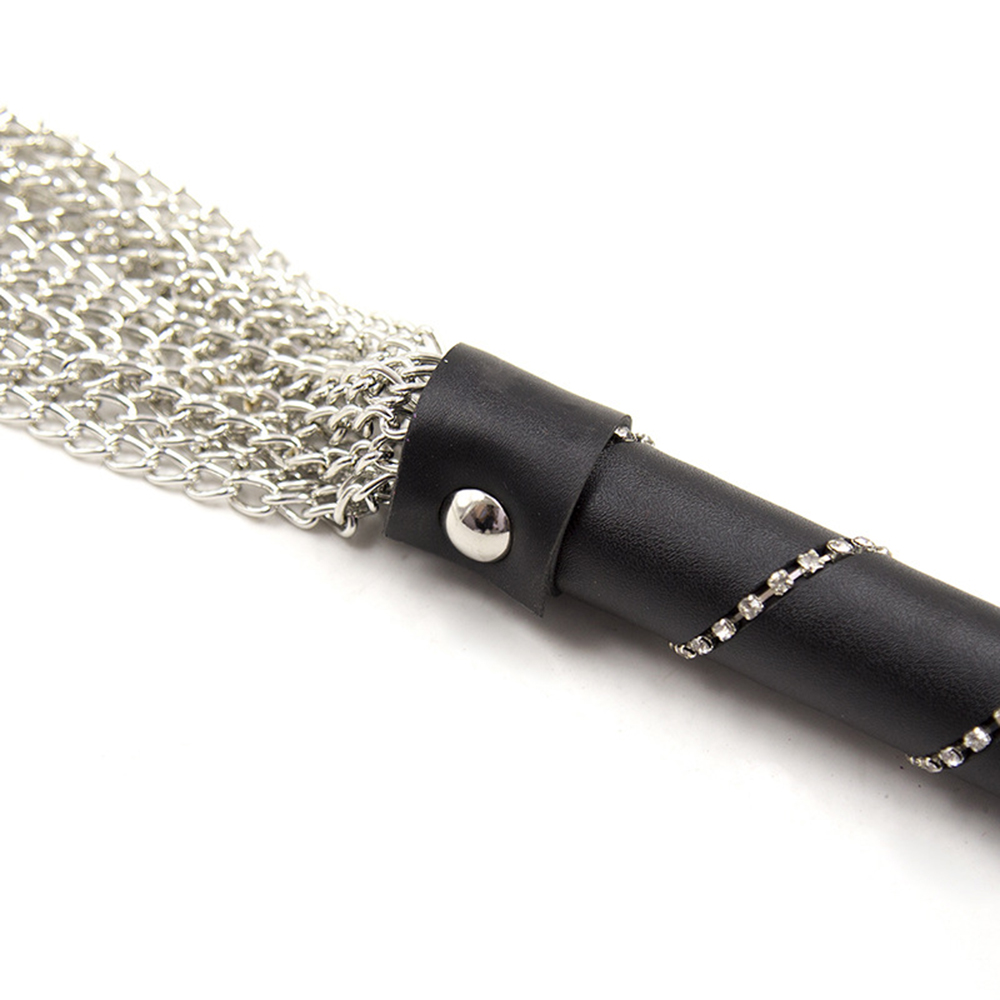 Manyjoy 48cm Stainless Steel Chain Whip For Bdsm Adult Role Play Fetish Flogger Kinky Bondage Sex Toys - 8