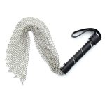 Manyjoy 48cm Stainless Steel Chain Whip Bondage Bdsm Adult Sex Toys Fun Kinky Role Play Fetish Flogger - 2