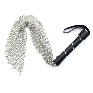 Manyjoy 48cm Stainless Steel Chain Whip Bondage Bdsm Adult Sex Toys Fun Kinky Role Play Fetish Flogger - 2