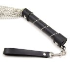 Manyjoy 48cm Stainless Steel Chain Whip Bondage Bdsm Adult Sex Toys Fun Kinky Role Play Fetish Flogger - 3