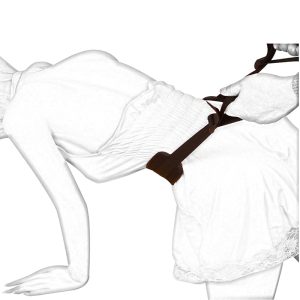 Fx Bdsm Bondage Adult Doggy Toys Soft Flirting Auxiliary Waist Restraint Slave Games Sex