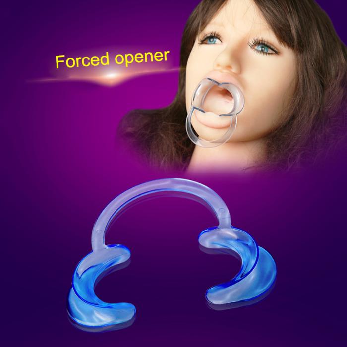 Yunman Adult Open Mouth Gag Sturdy Hard Plastic Ideal For Couples Oral Games Bdsm Play - 1