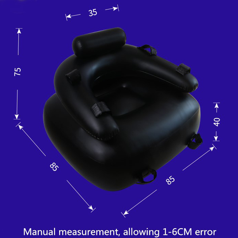 Deluxe Inflatable Sofa Chair With Dildo For Women Adult Bdsm Game Bondage Handcuffs Sensual Restraints Toys - 6