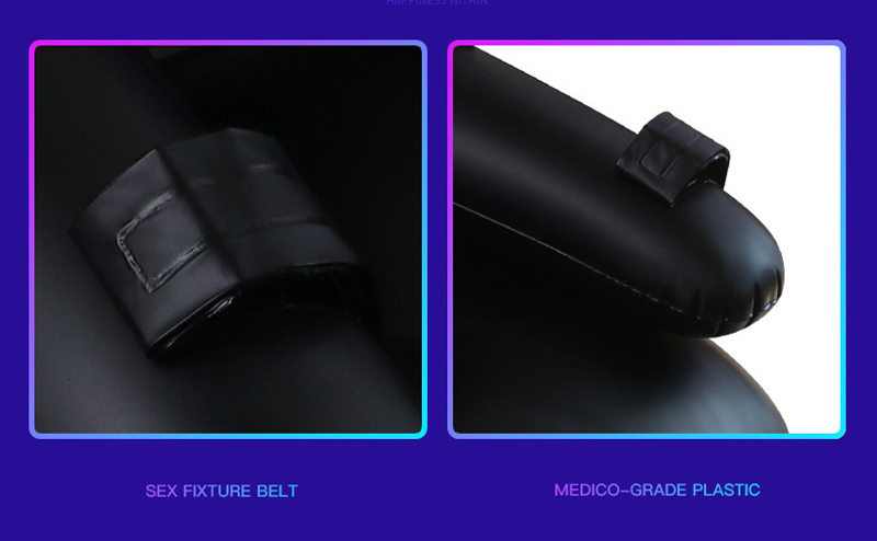 Deluxe Inflatable Sofa Chair With Dildo For Women Adult Bdsm Game Bondage Handcuffs Sensual Restraints Toys - 12