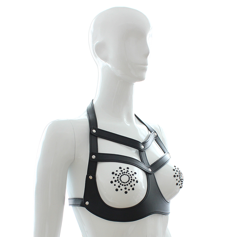 Quality Unisex Leather Fetish Wear For Bdsm Bondage Play Erotic Sex Role Play Clothing - 5