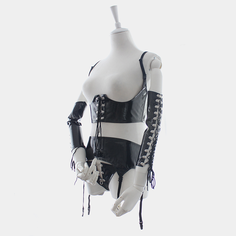 Leather Fetish Bondage Suit Adult Roleplay Games Couples Erotic Clothing Womens Sensual Toys - 10