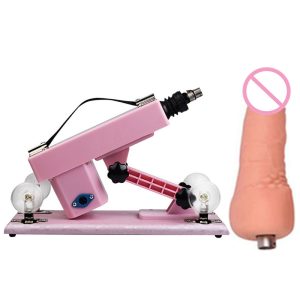 Electric Sex Machine Thrusting Massage Gun With Big Anal Dildos Female Masturbation Device Furniture Adult Toys E5-1-92 - 2