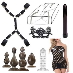 Adult Fun Toy Suit 9 Pcs Set Special Bundled Binding Yoga Sm Kit For Couple Sexy Toys