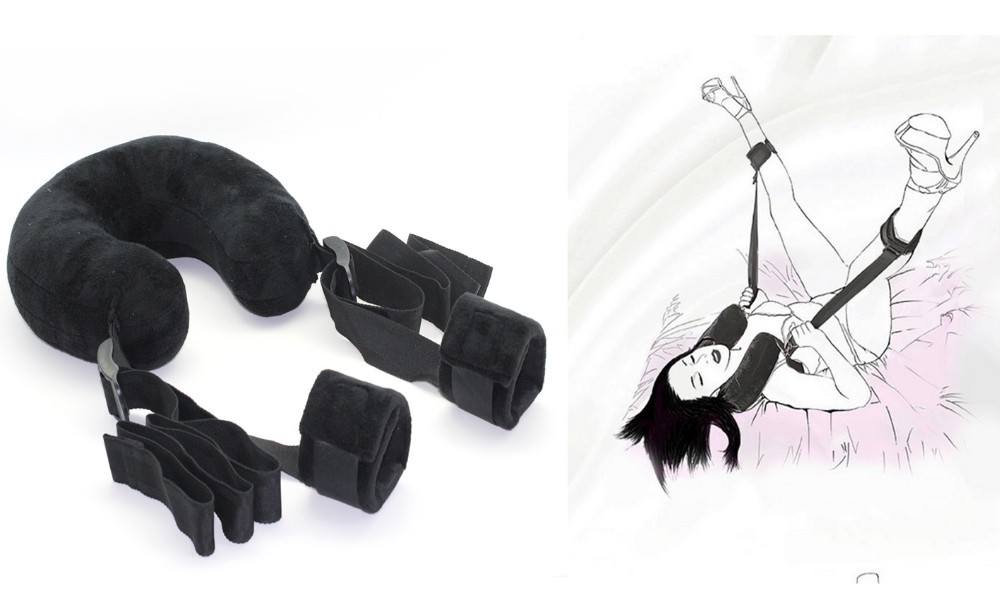 Adult Bondage Swing Chair Open Leg Enhancer Adjustable Ankle Cuff Sex Pillow Bdsm Furniture Restraints Game - 1