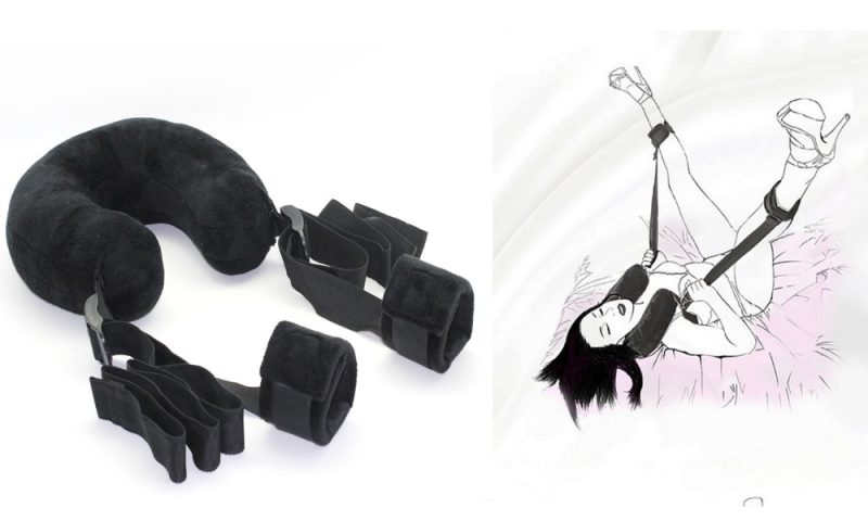 Sex Pillow With Ankle Cuffs Adult Game Swing Chairs Open Leg Bondage Enhancer Strap Belt Furniture Restraints