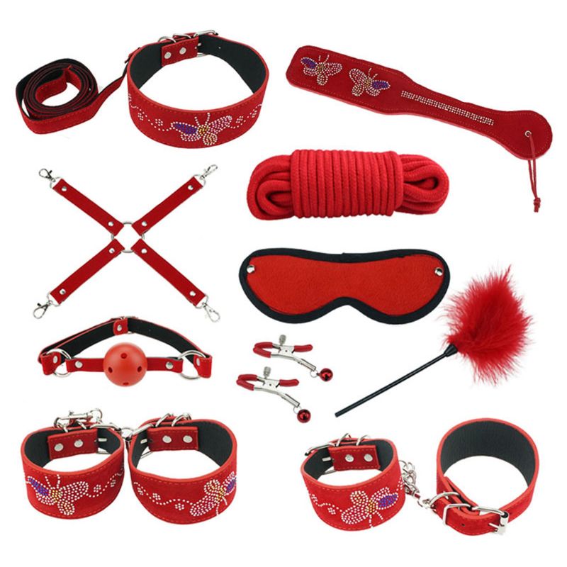 Luxury 12piece Couples Bondage Kit Adult Sexy Yoga Toys Special Bdsm Bundle Set For Enhanced Sensual Play - 13