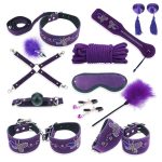 Set Toy Suit 12 Pcs Kit Special Bundled Binding Yoga Sm For Couple Adult Sexy Toys