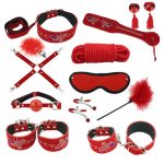 Set Toy Suit 12 Pcs Kit Special Bundled Binding Yoga Sm For Couple Adult Sexy Toys - 6