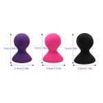 Nipple Play Toys - Sucker Set Squeeze To Suction Makes Nipples Larger And More Sensitive Black - 6