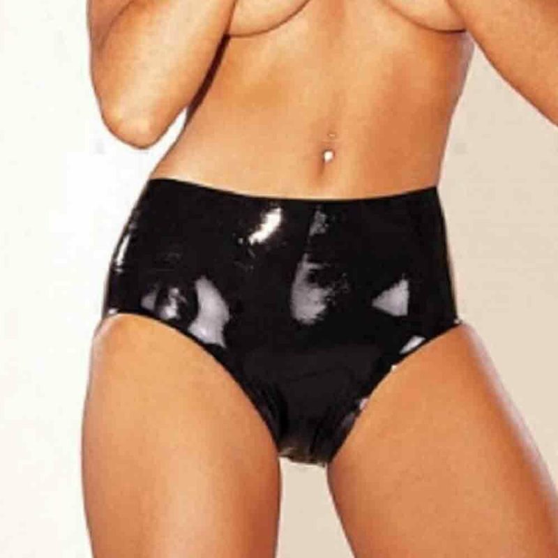 Sexy Boxer Underwear Condom Latex Short Vigina Anus Thong Restraints Adult Games Sex Game Toys - 2