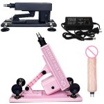 Automatic Thrusting Sex Machine Gun High Power Love With Male Masturbation Cup And Anal Dildo For Couples E5-114