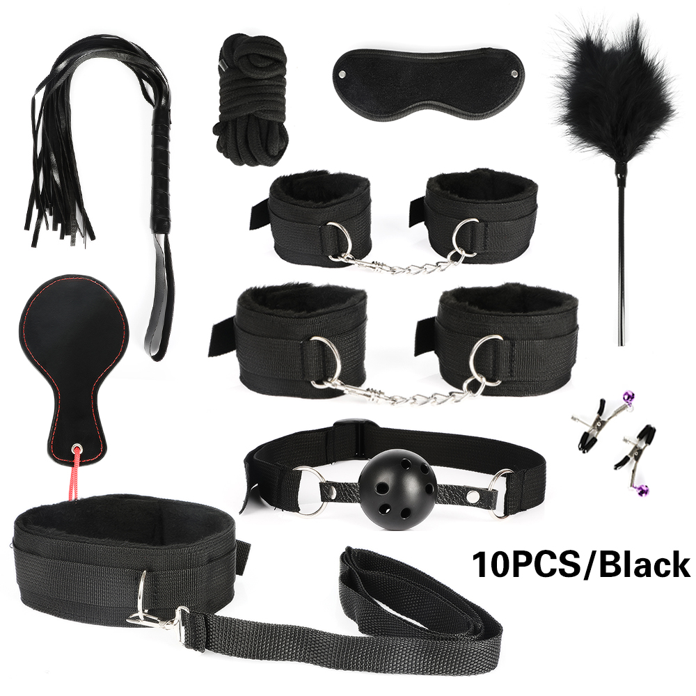26piece Ultimate Mens Pleasure Set Masturbator Bondage Handcuffs Whip Mouth Gag Anal Vibrator Lingerie - 7