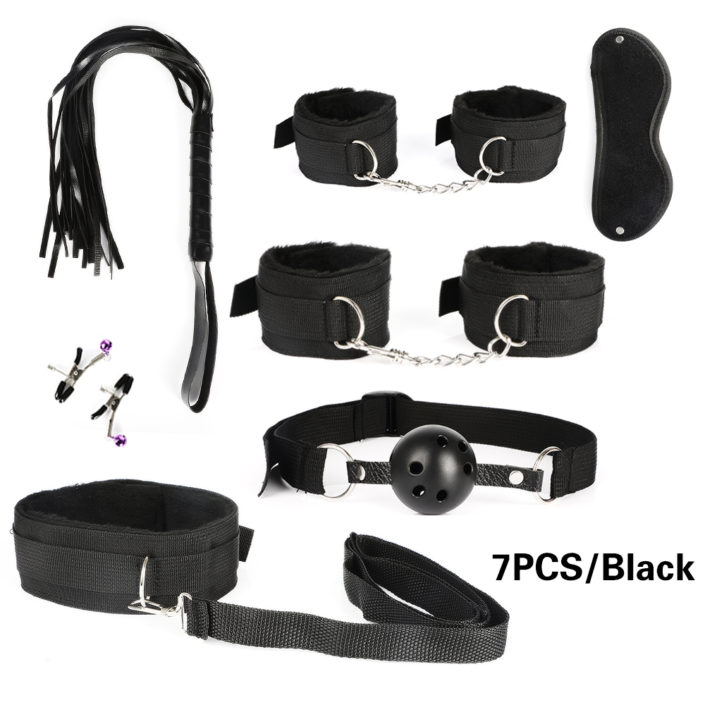 26piece Ultimate Mens Pleasure Set Masturbator Bondage Handcuffs Whip Mouth Gag Anal Vibrator Lingerie - 9