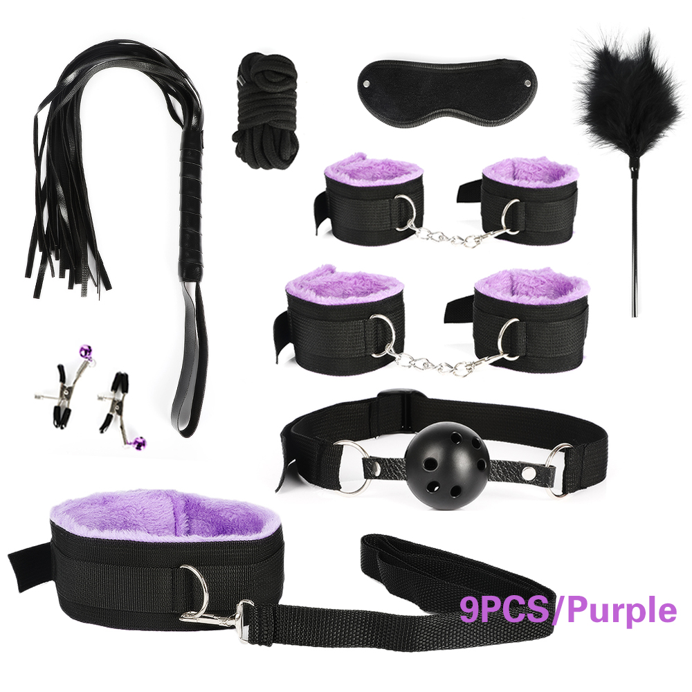 26piece Ultimate Mens Pleasure Set Masturbator Bondage Handcuffs Whip Mouth Gag Anal Vibrator Lingerie - 20