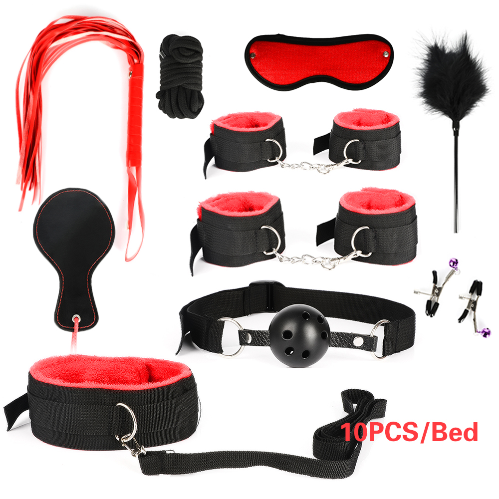26piece Ultimate Mens Pleasure Set Masturbator Bondage Handcuffs Whip Mouth Gag Anal Vibrator Lingerie - 25