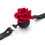 Sexual Game Ballgag Rose Flower Silicone Spider Ball Gag Lesbian Sex Toy For Woman Fetish Men Erotic O Ring Open Mouth Hot - 3