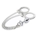 Stainless Steel Handcuffs Anal Plug Sm Adult Sex Games Toy Restraints Bdsm Bondage Set For Couples Women Men Erotic - 2