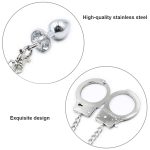 Stainless Steel Handcuffs Anal Plug Sm Adult Sex Games Toy Restraints Bdsm Bondage Set For Couples Women Men Erotic - 5