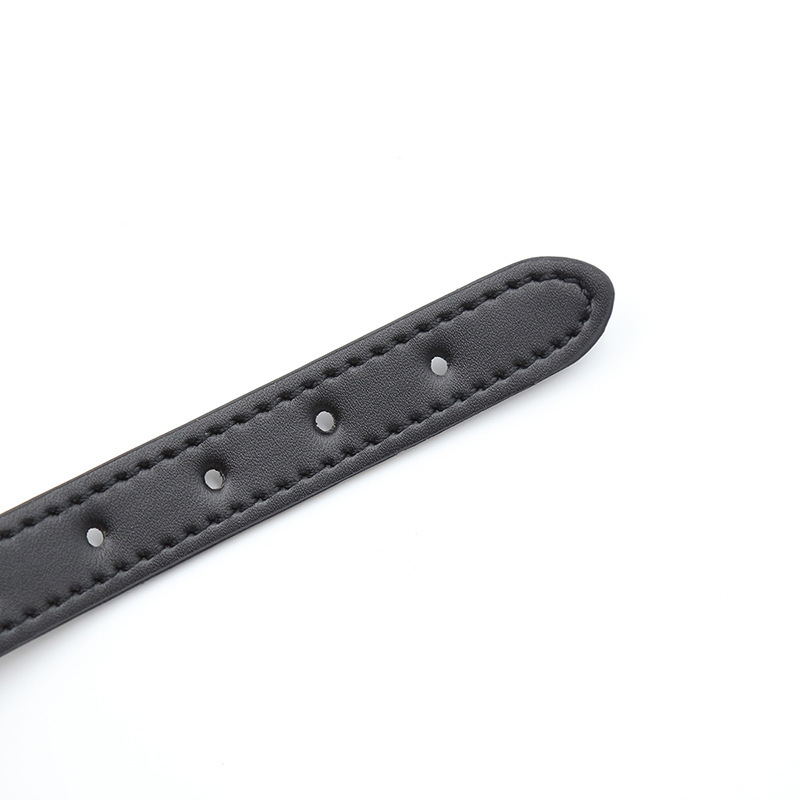 Leather Bdsm Mouth Gag Open Ring Harness For Adult Couples Fetish Slave Roleplay Tool - 14