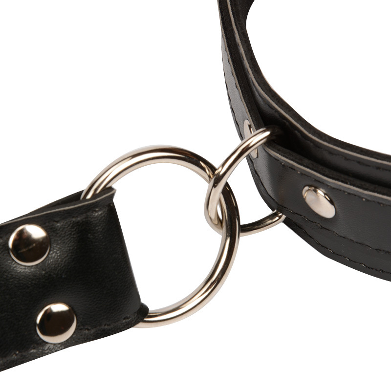 Adult Adjustable Pu Leather Bondage Restraint Handcuffs Back Cuff Belt Exotic Fetish Accessories For Men - 6