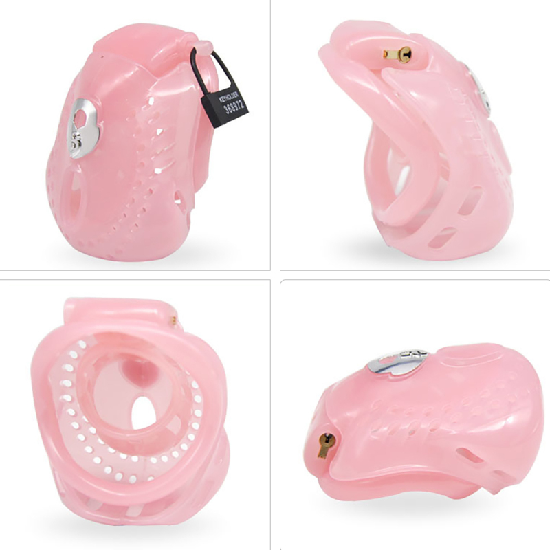 Mens Ultrasecure Chastity Device Cock Cage Penis Ring Sissy Bondage Armor For Bdsm Play - 4