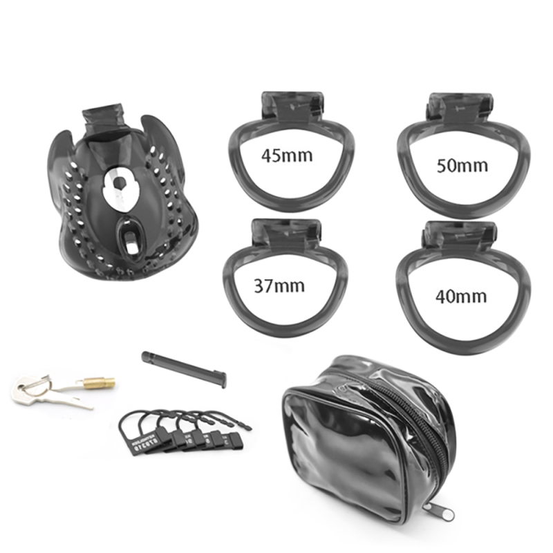 Mens Ultrasecure Chastity Device Cock Cage Penis Ring Sissy Bondage Armor For Bdsm Play - 10