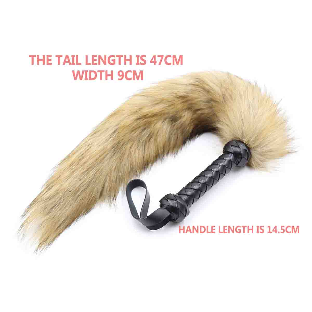 Fox Tail Whip Adult Toy For Couples Bdsm Fetish Game Erotic Spanking Tool For Men And Women - 2