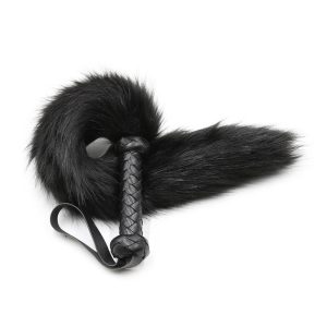 Spanking Fox Tail Whip Animal Fur Slap Strap Beat Lash Flog Tool Adult Fetish Slave Sex Sm Game Toy For Couple Men Women - 2