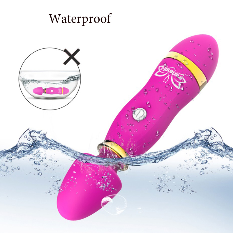 Silicone Dildo Vibrator Gspot Stimulator With 12 Vibration Modes Mini Clitoral Masturbator For Women - 2