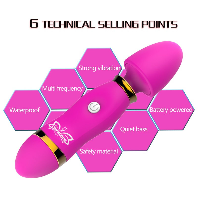 Silicone Dildo Vibrator Gspot Stimulator With 12 Vibration Modes Mini Clitoral Masturbator For Women - 3