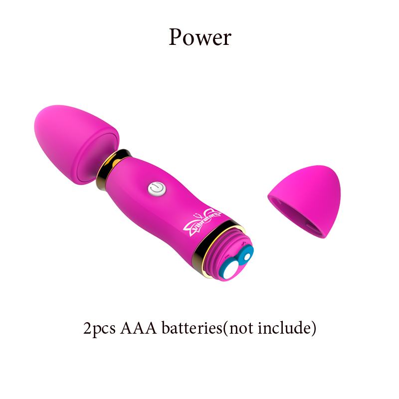 Silicone Dildo Vibrator Gspot Stimulator With 12 Vibration Modes Mini Clitoral Masturbator For Women - 5