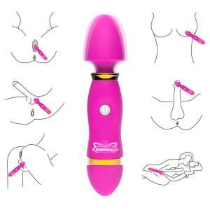 Dildo Vibrators Av Stick G Spot 12 Kinds Modes Clitoris Stimulator Mini Sex Toys For Woman Maturbator Gags & Muzzles Shop