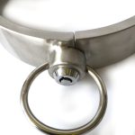 Top Heavy Duty Stainless Steel Locking Slave Collar Fetish Sex Adult Collars Bondage Restraints Bdsm Role Play Gam - 4