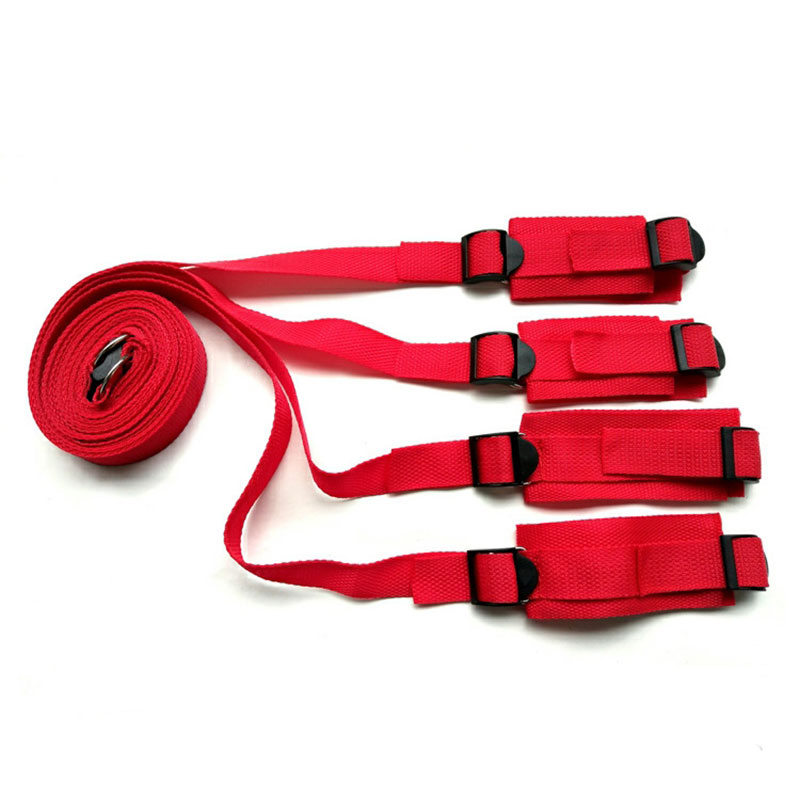 Bdsm Bondage Restraints Kit Mouth Gag Handcuffs Ankle Neck Cuffs For Couples Play - 14