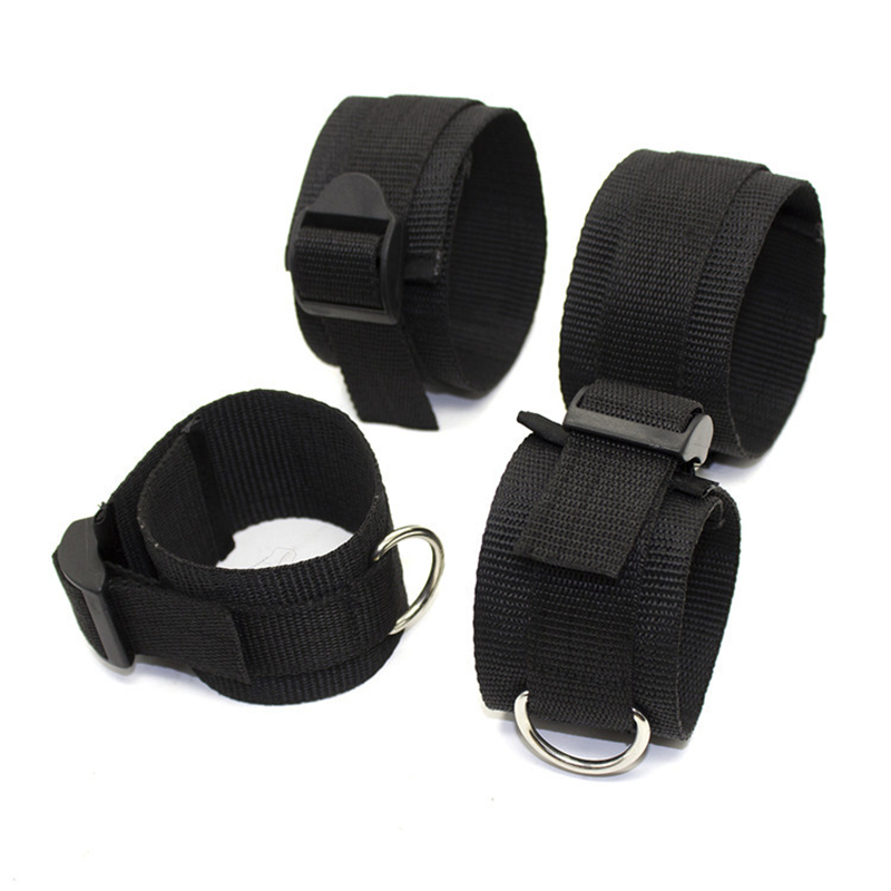 Bdsm Bondage Restraints Kit Mouth Gag Handcuffs Ankle Neck Cuffs For Couples Play - 16