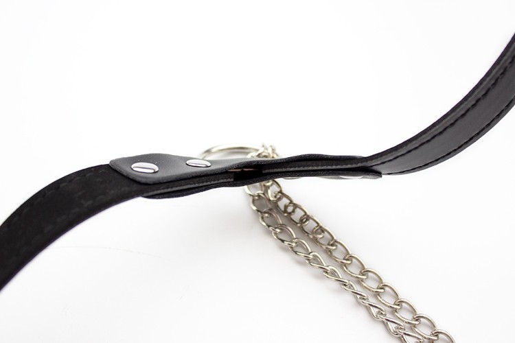 Leather Chastity Belt Erotic Couples Fun Toy Female Flirting Adult Game Accessory - 6