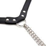 Two Chains Chastity Belt Leather Genital Friction Sex Toys For Women Couples Fun Woman Flirting Products Adult Games - 4