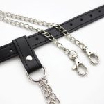 Two Chains Chastity Belt Leather Genital Friction Sex Toys For Women Couples Fun Woman Flirting Products Adult Games - 5