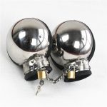Stainless Steel Spherical Bondage Fist Mitts Fetish Sex Slave Restraints Handcuffs Adult Toys For Male Female G7-6-37 - 4