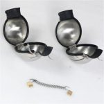 Stainless Steel Spherical Bondage Fist Mitts Fetish Sex Slave Restraints Handcuffs Adult Toys For Male Female G7-6-37 - 6