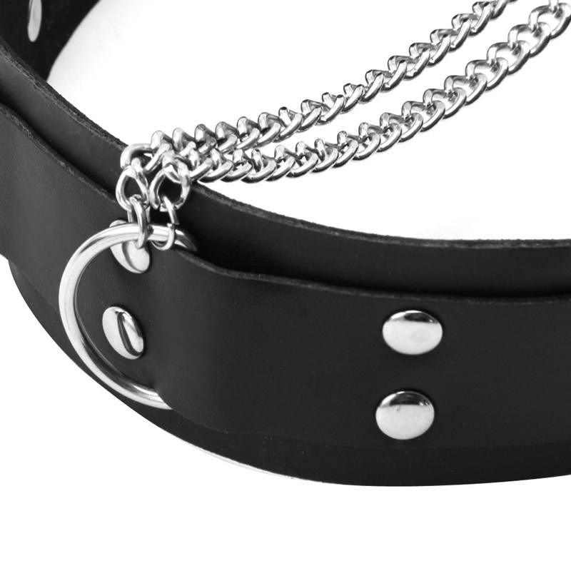 Bdsm Cosplay Adult Games Pu Leather Slave Collar Nipple Clamps Sex Toys For Sensual Roleplay - 6
