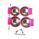 Alternative Sex Toys Metal Stainless Steel Ball Bdsm Bondage Restraints Handcuffs For Tied Fetish - 4