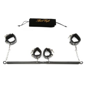 Bdsm Bondage Set Adjustable Spreader Bar With Hand-ankle Cuffs Restraints Position Sex Toys For Couples