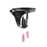 Black Emperor Chastity Belt With Anal Plug And Vagina Plugs Pants Realistic Penis Sex Toys For Women - 6